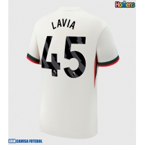 Camisa de Futebol Chelsea Romeo Lavia #45 Equipamento Secundário 2025-26 Manga Curta